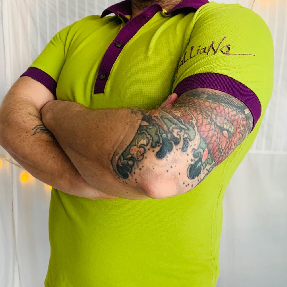 John Galliano vintage polo t-shirt